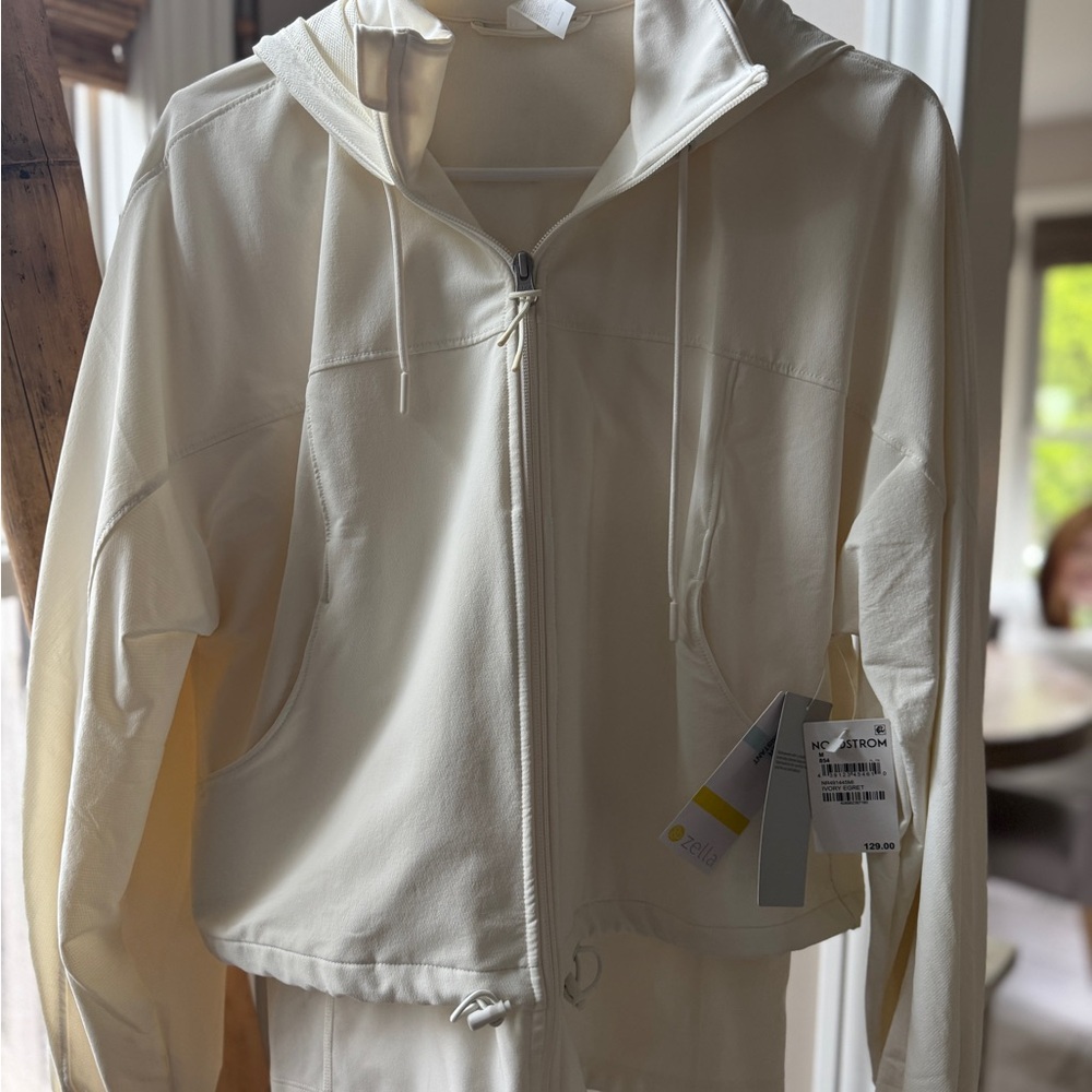 Zella Zip-Up Hoodie, weather resistant